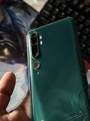 mi 10t: Xiaomi Mi Note 10, 128 GB, rəng - Yaşıl, 
 Qırıq — 1
