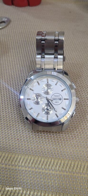 oğlan sepləri: İşlənmiş, Qol saatı, Tissot, rəng - Gümüşü — 13