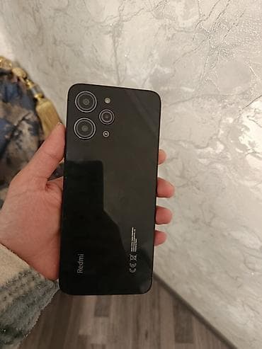 Redmi 12, 128 GB, rəng - Qara, Sensor, Barmaq izi, İki sim kartlı