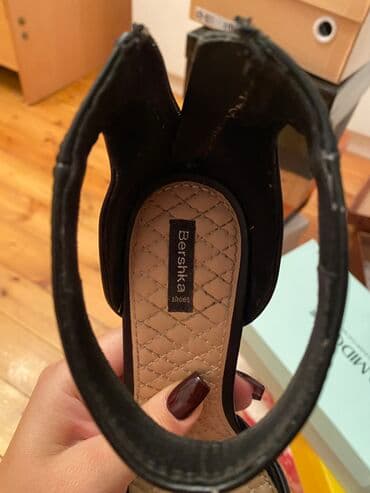 barya ayakkabı: Tuflilər, Ölçü: 37.5, rəng - Qara, İşlənmiş — 3