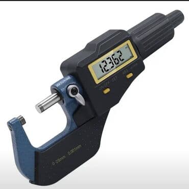 Elektron mikrometr. Ölçmə imkanı :00-25 mm Tamamilə yenidir, istifadə