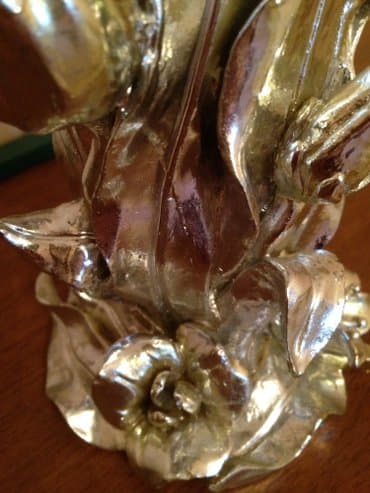 şüşə gülü: Güldan şüşe ve keramika ölcü 31x10 sm,tezedir, real alıcıya endirim — 4