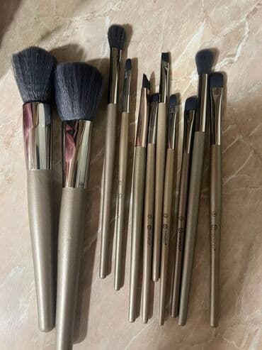Makiyaj fırçaları dəsti - 12 ədəd çoxfunksiyalı fırça: pudra — 1