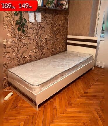 Çarpayılar: Yeni, Təknəfərlik çarpayı, Bazasız, Matras ilə, Siyirməsiz, Azərbaycan — 2