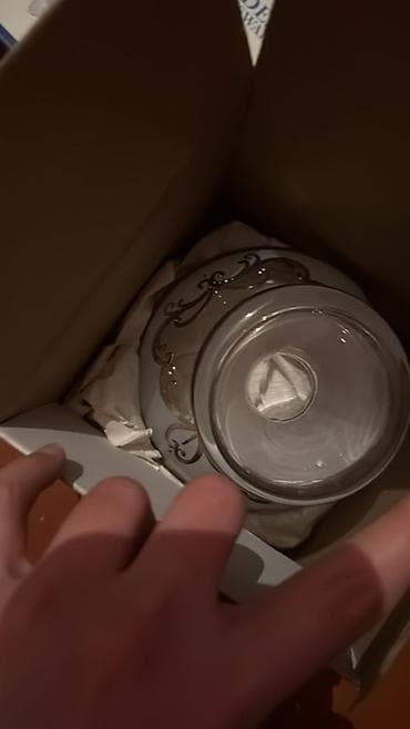 dekorativ gül: Bir vaza, Xrustal — 2