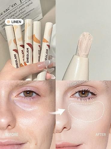 push up helanke: SHEGLAM maye konsiler – fırçalı aplikatorlu, dəqiq örtücülük üçün — 1