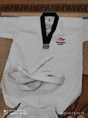 футбольная форма новая: Taekwando paltari satilir,tep tezedi bircedefe geyilib,50 manata — 3