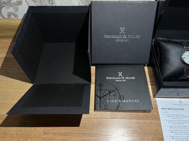 qol saatı orient: İşlənmiş, Qol saatı, Bernhard Mayer, rəng - Boz — 4