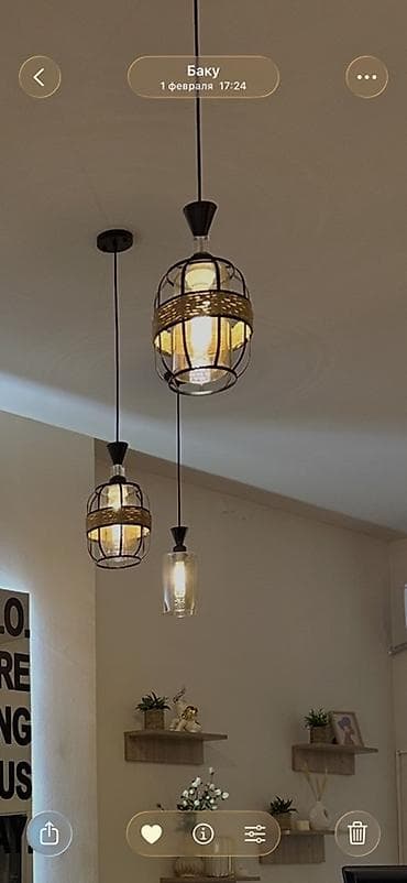 adam şəkilləri: Çılçıraq, 8 lampa, Şüşə — 2