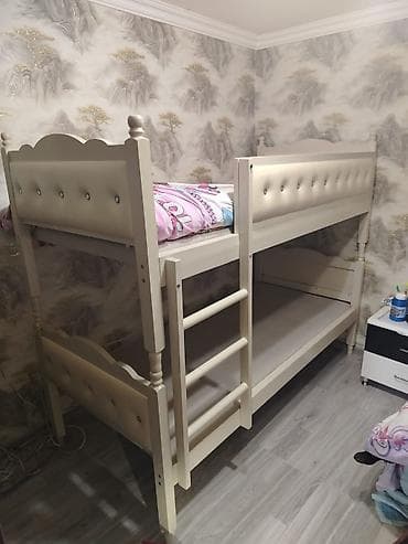 temiz su: Oğlan və qız üçün, İşlənmiş, Çarpayı, Matrassız, Siyirməsiz, Taxta — 1