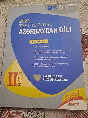 array informatika pdf: Azərbaycan dili Testlər 11-ci sinif, DİM, 2-ci hissə, 2023 il — 1
