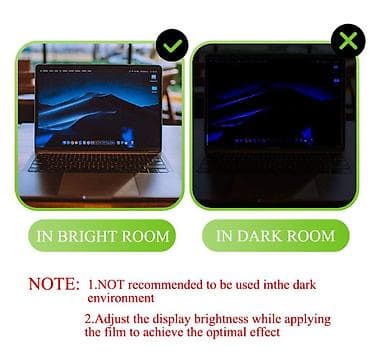 islenmis notebook: 🛡 Screen Protector 14" (16:9) – 310×174mm 14 düym, 16:9 formatlı — 5