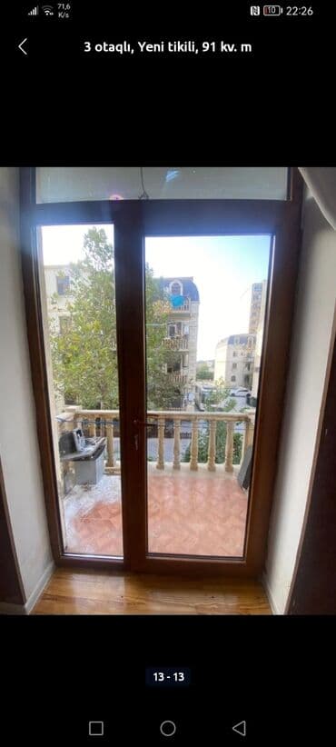 4 комнатные квартиры: 3 otaqlı, Yeni tikili, 91 kv. m — 6