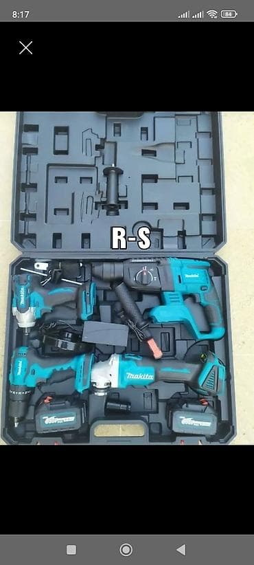 Makita akkumulayatorlu alətlər dəsti Tərkib: - Perforator/şamxalçı