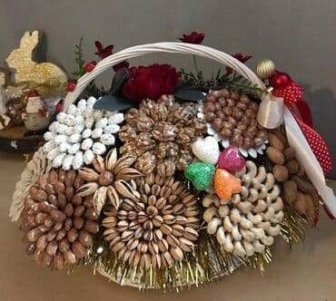 Toy nisan guerinizi bezeyecek xoncalar.konfet ve cerez sebetleri