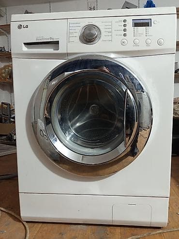 морозильная камера для мороженого бу: LG Inverter Direct Drive paltaryuyan maşın – 6 kq - Ön yükləmə — 1