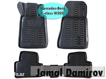 Mercedes-benz c-class w202 üçün poliuretan ayaqaltilar. Полиуретановые