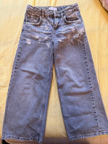 Cins şalvar, Qız üçün, 7 - 8 yaş, Zara Kids