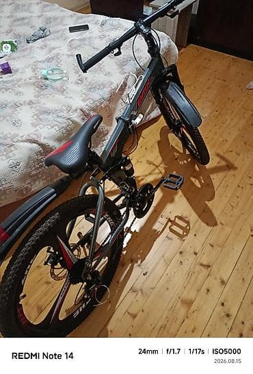 bicycle 24: Razmer 24 lüks model BM RAMA DƏMİR YİGİLİB ACİLANDİ 3 ULDUZ DİSK — 1
