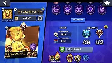 daşı: Brawl Stars oyunu üçün yüksək səviyyəli hesab - Trofey: 104 506+ - — 2
