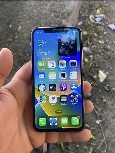 iphone 11 pro 128gb: IPhone X, 256 GB, Zəmanət, Face ID, Sənədlərlə — 3