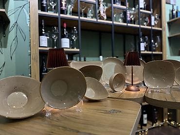 Bitkilər: Nahar dəsti, rəng - Bej, Keramika, Türkiyə — 8