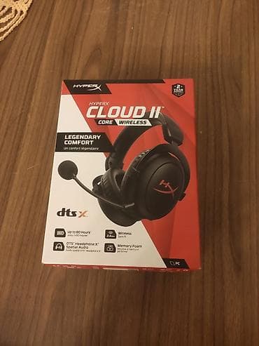 mikrafon kalonka: HyperX Cloud II Core Wireless qulaqlıq-mikrofon (PC) - Simsiz 2.4 GHz — 1