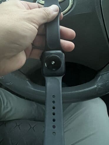 qmax saat: İşlənmiş, Smart saat, Apple, Suya davamlı, rəng - Qara — 1