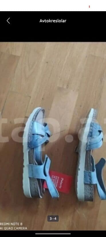 uşaqlar üçün təbii dublyonkalar: Босоножки, Для девочек, 37 — 3