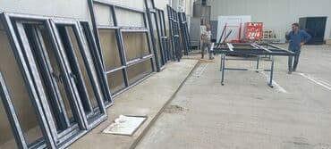 ucuz plastik qapi pencere: Yeni İkiqat şüşə paketi Plastik pəncərə, Еni: 1 sm, Uzunluğu: 1 sm, Pulsuz quraşdırma — 1