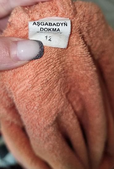 dəri baletkalar: Uşaqlar üçün yumşaq xalata – narıncı rəngdə, bədənə uyğun kəmərli — 4