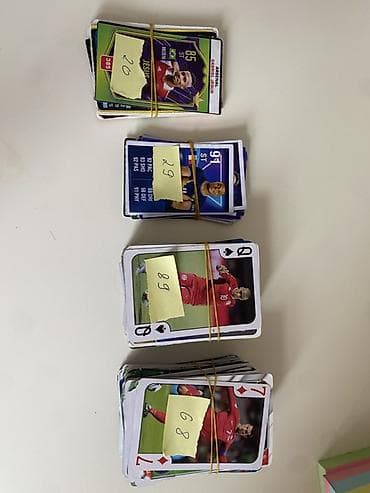 Futbol kolleksiya kartları dəsti(1kart:40q) - Müxtəlif seriyalardan — 2