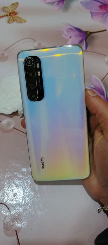 xiaomi mix flip qiymeti: Xiaomi Mi Note 10 Lite, 64 GB, rəng - Ağ, 
 Barmaq izi — 1