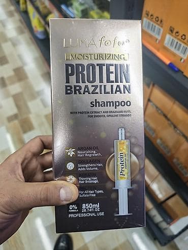 LUMA fofo Moisturizing Protein Brazilian Shampoo sac tokulmesi -