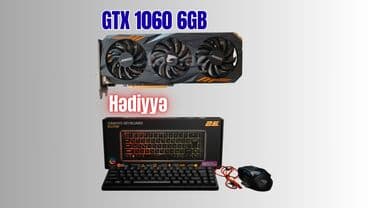 Videokart Gigabyte GeForce GTX 1060, 6 GB, İşlənmiş