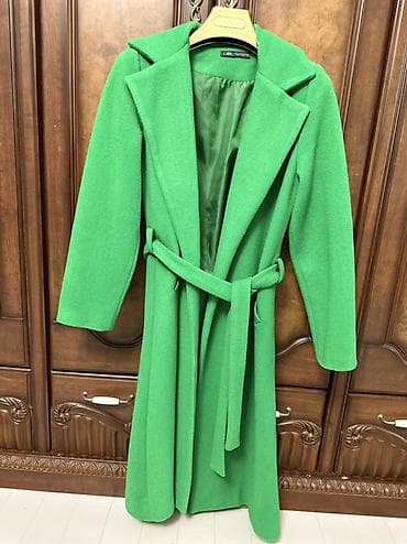 dəri kişi ayaqqabıları: Palto, M, rəng - Yaşıl — 1