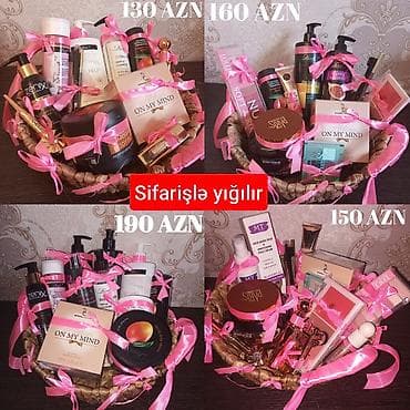 Xonça,səbət sifarişi – kosmetik və şəxsi qulluq məhsullarından ibarət