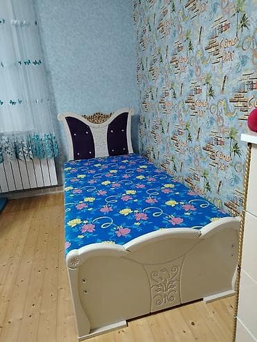 Tək nəfərlik çarpayı - Ölçü: təxmini 90x190 sm (tək ölçü) - Karkas