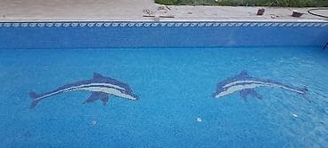 hovuz mozaika: Hovuzların. yuyulması ve temiri - Hovuzların tam mozaika ilə — 6