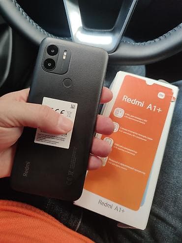 samsuq telfon: Redmi A1+, 32 GB, rəng - Qara, Barmaq izi — 2