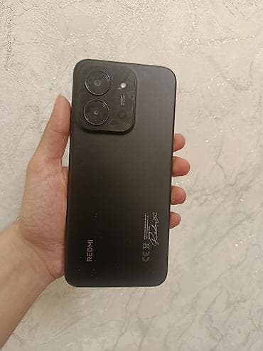 redmi telfonlar: Redmi Note 14, 128 ГБ, цвет - Черный, Сенсорный, Отпечаток пальца, Две SIM карты — 1