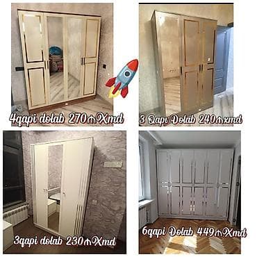 paltar dolabi qiymetleri: Yataq otağı üçün şkaflar – müxtəlif ölçü və modellər - 3 qapılı dolab — 1