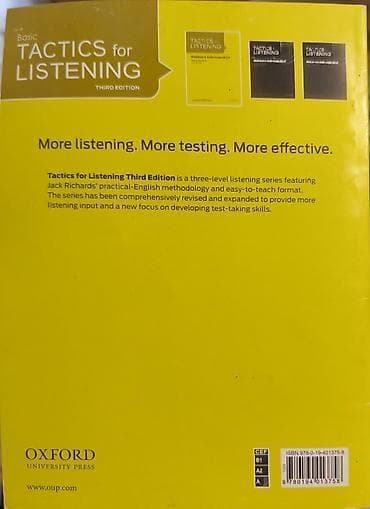 Məhsul: Basic Tactics for Listening – Third Edition Növ: Worksheets — 2