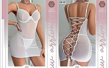 Məhsul: Lily Bianca “Erotic Night Wear” – LB-147 model - Rəng: Ağ -