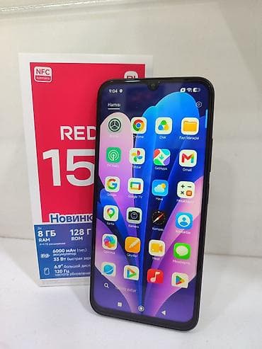 internet modem 5g: Redmi 128 GB, rəng - Qara — 3