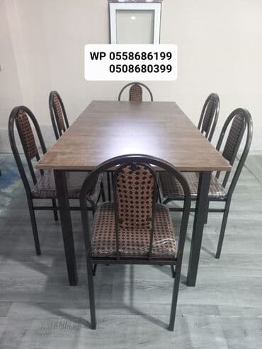 Bağ, çöl masa və oturacaq dəstləri: Yeni, Dördbucaq masa, 4 stul, Açılmayan, Azərbaycan — 8