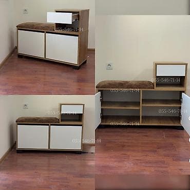 Dolablar: Yeni, 2 qapılı, Ağ, Açılan, Düz dolab — 1