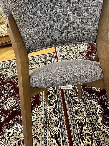 Mətbəx üçün, Açılmayan, Dördbucaq masa, 4 stul — 5