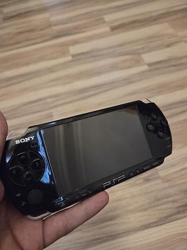 psp 1001: Sony PSP (PlayStation Portable) – qara rəng - 4.3" geniş ekranlı — 1