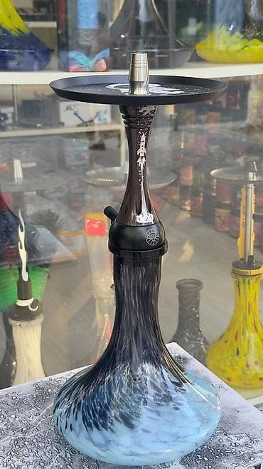 aroma diffuzor: Nargilə (şahmatlı şüşə kolbalarla, dizaynlı gövdə) - Modern, kompakt — 3